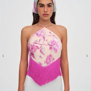 For Love & Lemons Rori Halter Top